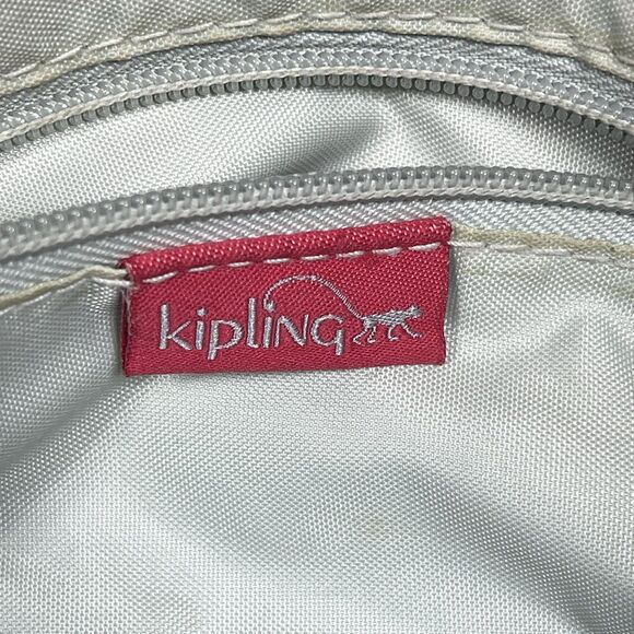 Vintage Y2K Kipling Crossbody Messenger Style Shoulder Hand Bag Keychain Red Pk - Picture 10 of 11